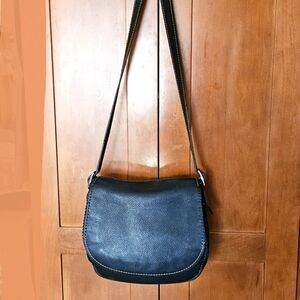 1941 Coach whipstitch saddle bag